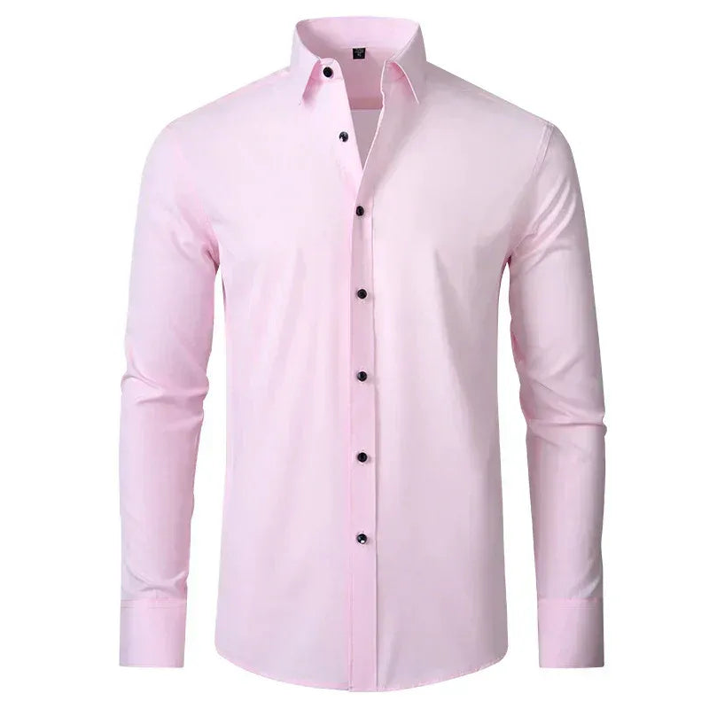 Chemise à Manches Longues Facile d’Entretien pour Homme | Idéale pour les Journées Actives