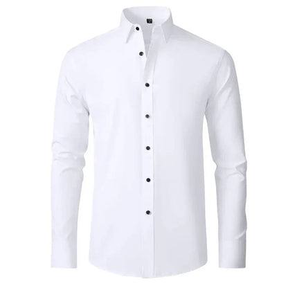 Chemise à Manches Longues Facile d’Entretien pour Homme | Idéale pour les Journées Actives