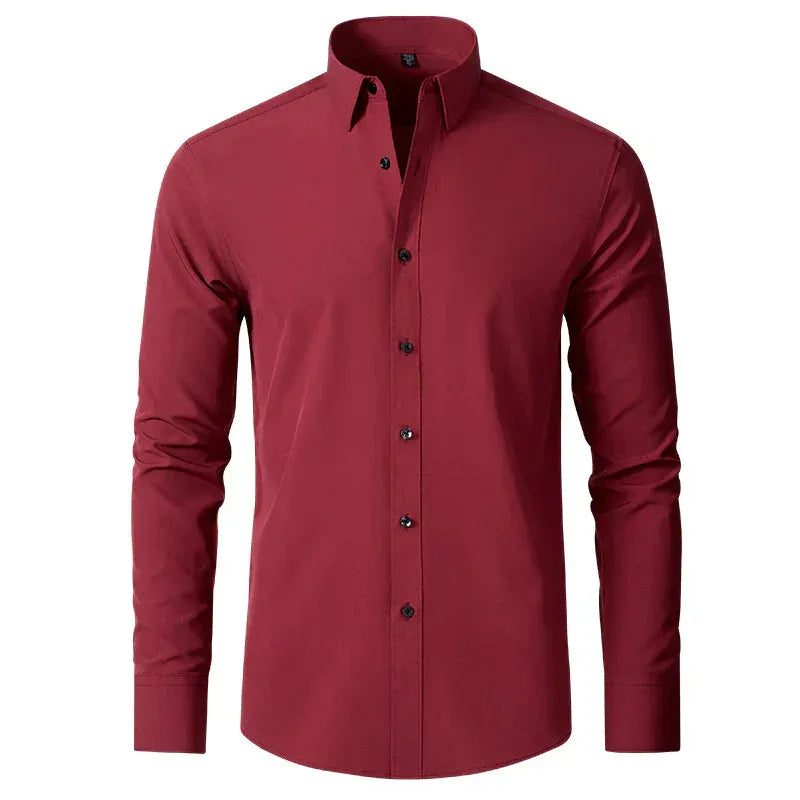 Chemise à Manches Longues Facile d’Entretien pour Homme | Idéale pour les Journées Actives