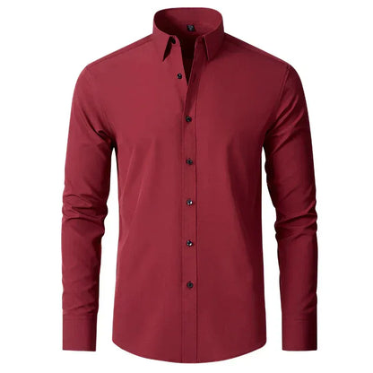 Chemise à Manches Longues Facile d’Entretien pour Homme | Idéale pour les Journées Actives