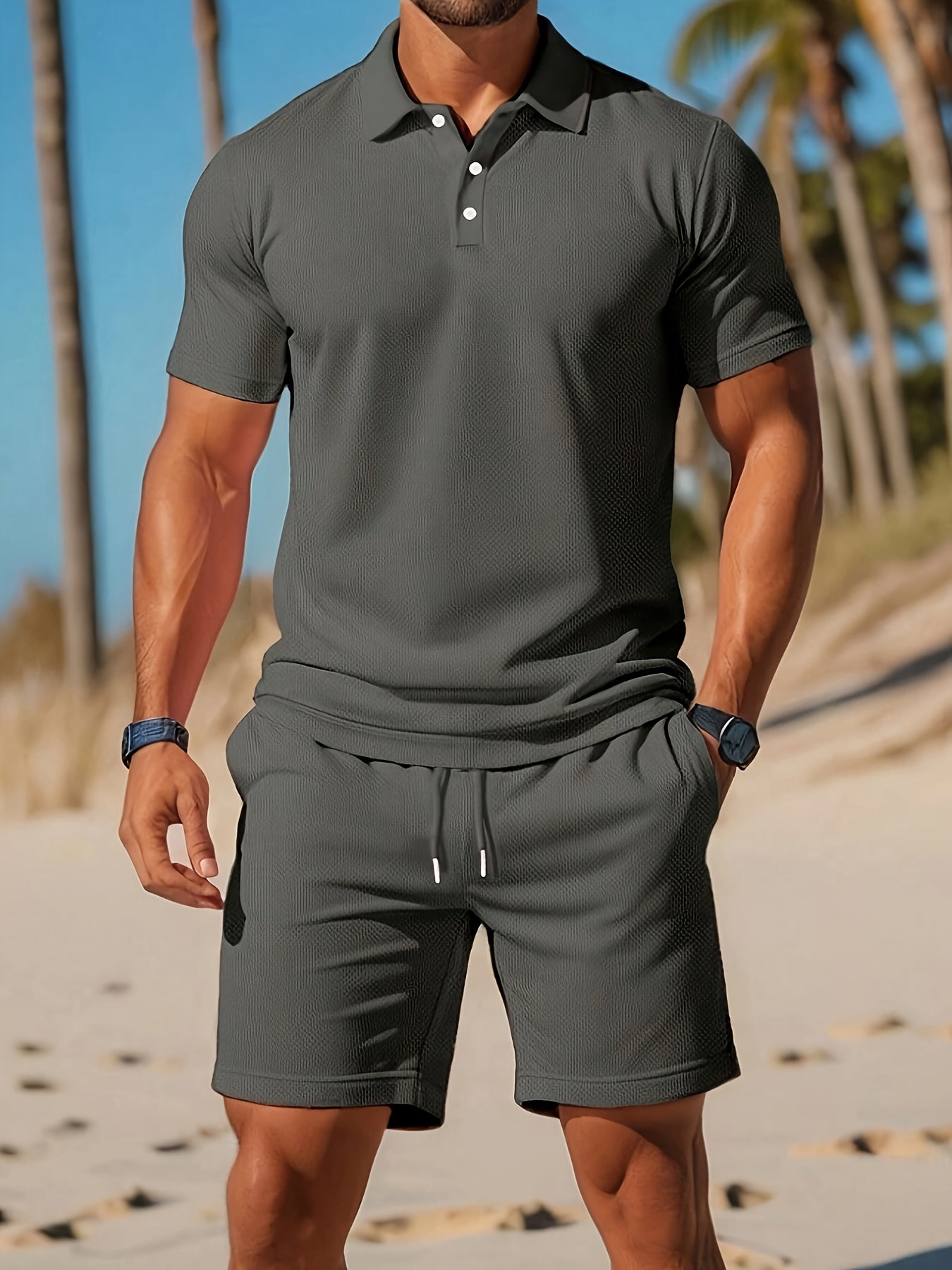 Ensemble Polo Et Short Pour Homme | Idéal Pour Journées Chaudes