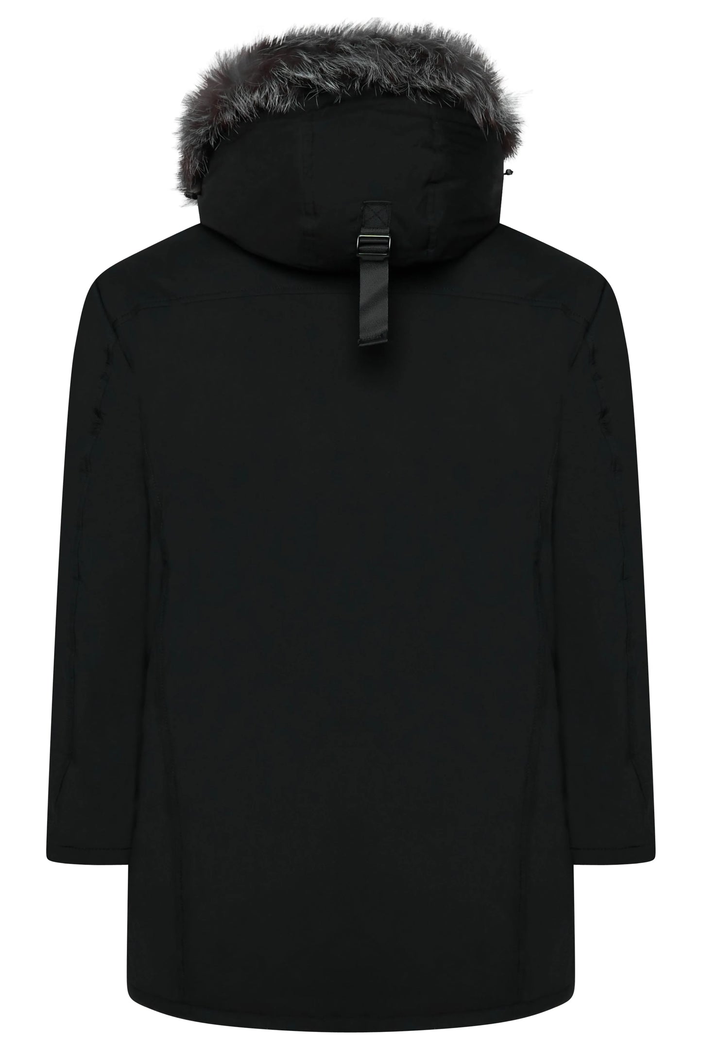 Veste Longue Matelassée avec Capuche et Poches Zippées pour Homme | Idéale pour l’Hiver