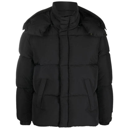 Veste Noire à Capuche avec Fermeture Éclair et Poches pour Homme | Idéale pour l’Hiver
