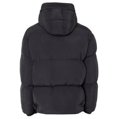 Veste Noire à Capuche avec Fermeture Éclair et Poches pour Homme | Idéale pour l’Hiver
