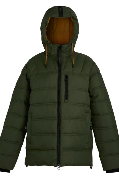 Veste Matelassée pour Homme avec Capuche Amovible et Poches Zippées | Idéale pour l’Hiver