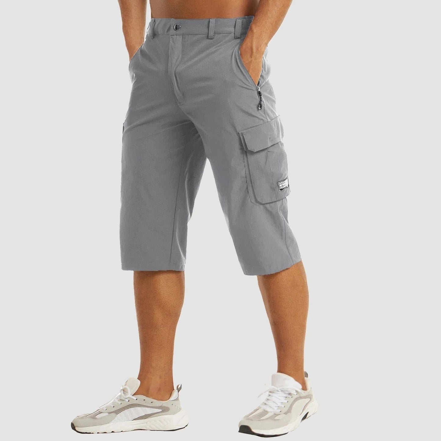 Short Cargo Léger avec Taille Élastique pour Homme | Idéal pour l'Été