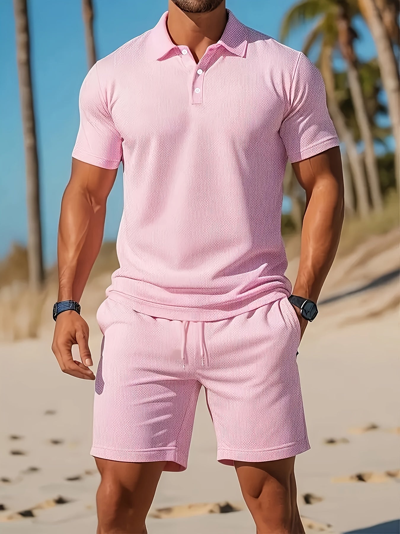 Ensemble Polo Et Short Pour Homme | Idéal Pour Journées Chaudes
