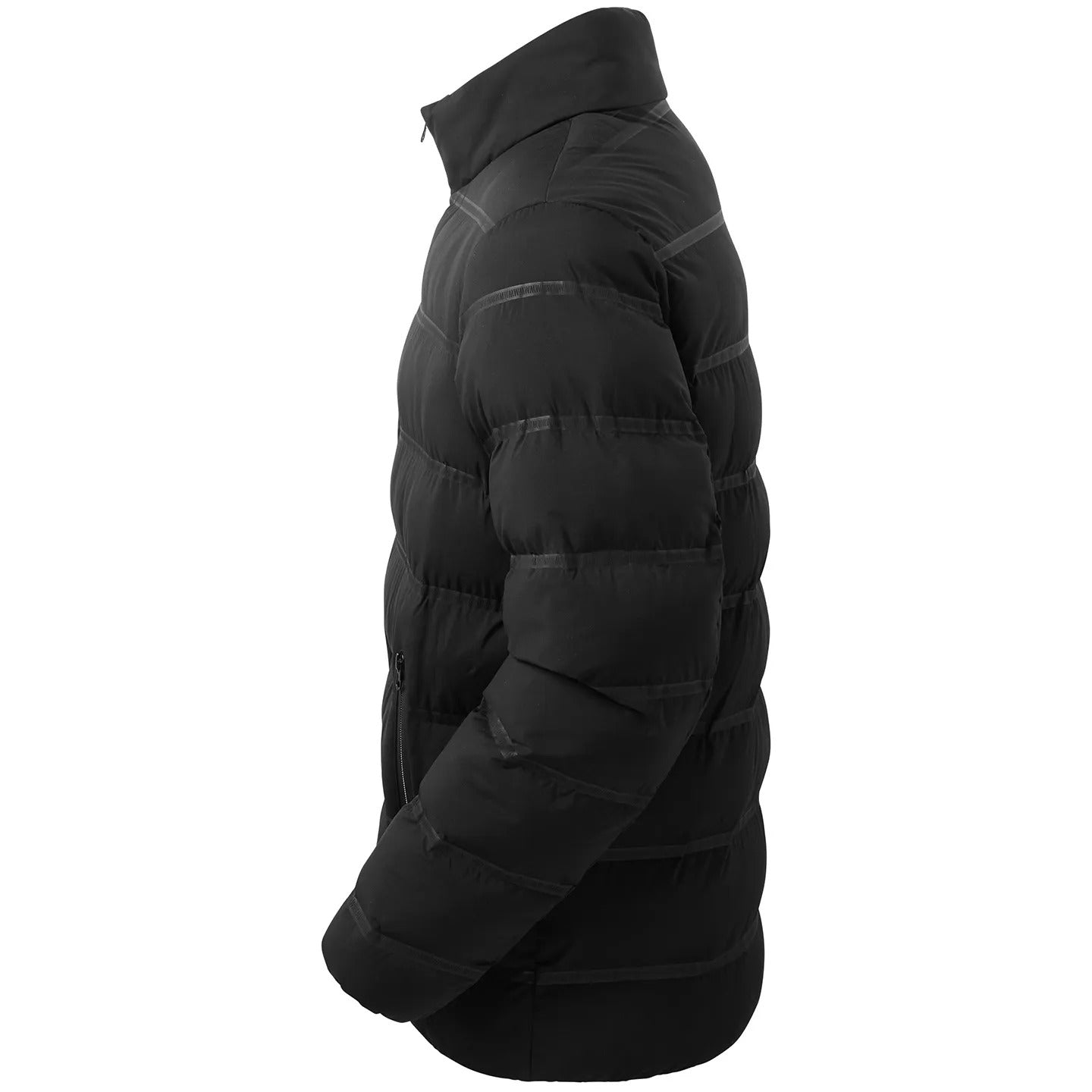 Veste Matelassée avec Ourlet Élastiqué et Poches Zippées pour Homme | Idéale pour l’Hiver