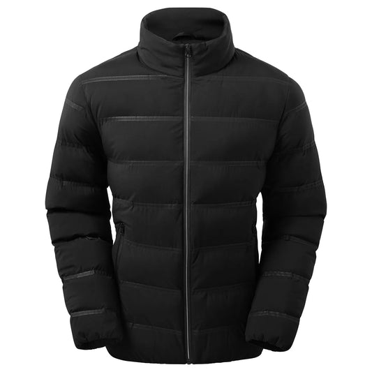 Veste Matelassée avec Ourlet Élastiqué et Poches Zippées pour Homme | Idéale pour l’Hiver