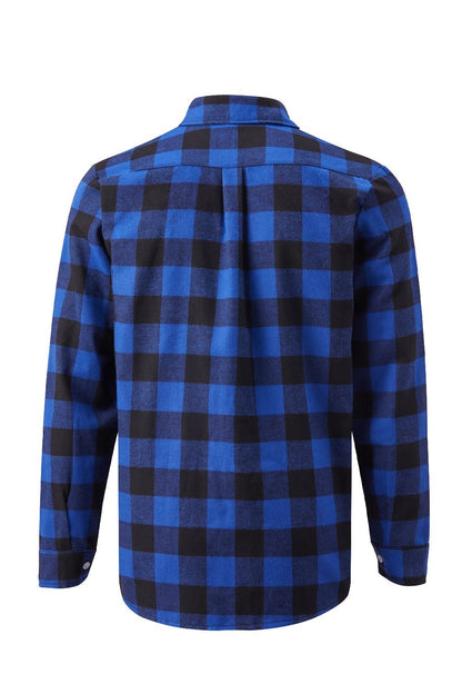 Chemise À Carreaux À Manches Longues pour Hommes | Idéale pour Le Printemps Et L’Automne