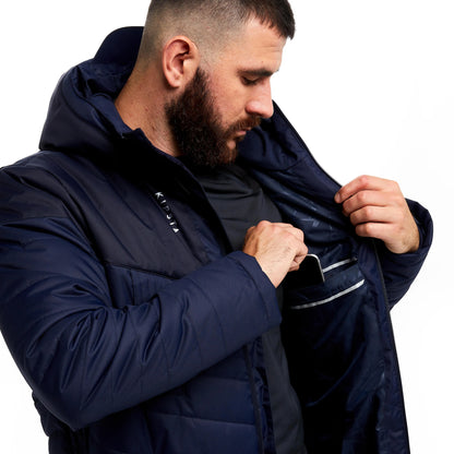 Parka Longue de Football avec Capuche et Poches pour Adulte | Idéale pour l’Hiver