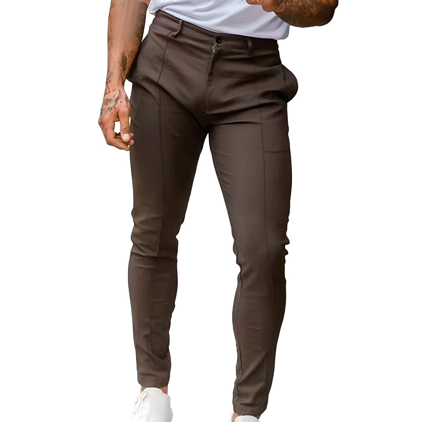Pantalon Slim Fit avec Coupe Ajustée pour Homme | Idéal pour le Bureau et les Loisirs