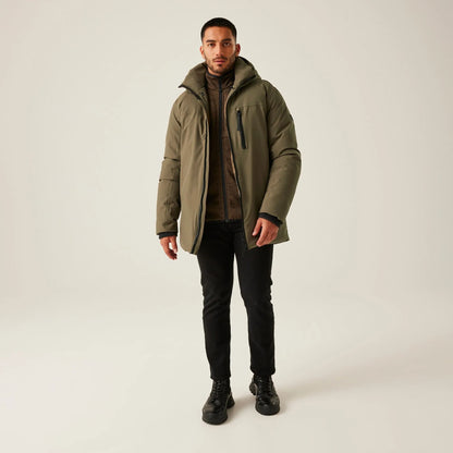 Veste Matelassée avec Capuche et Poches Zippées pour Homme | Idéale pour l’Hiver