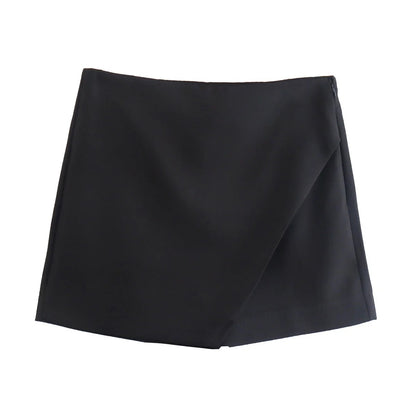 Jupe-Short Asymétrique avec Fermeture Latérale pour Femme | Idéal pour le Printemps