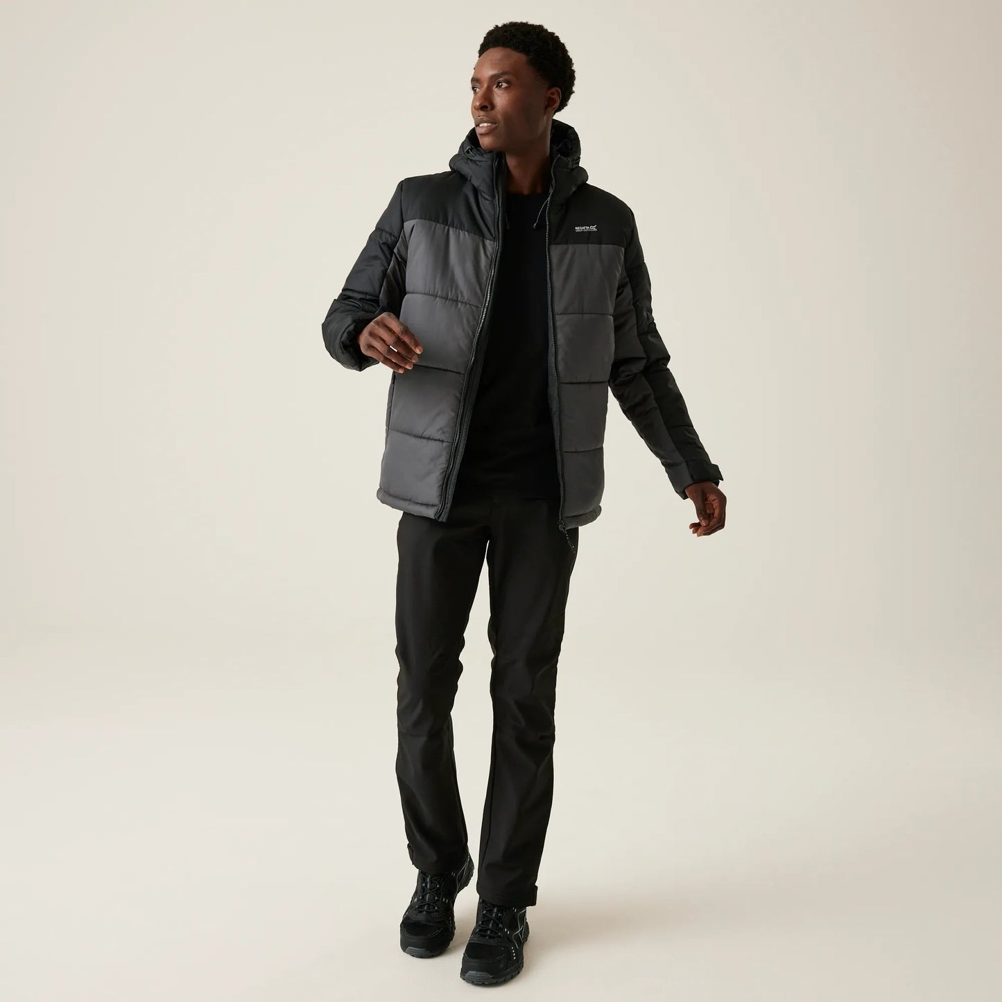 Veste Matelassée avec Fermeture Zippée et Ourlet Ajustable pour Homme | Idéale pour l’Hiver