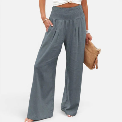 Pantalon Large Taille Haute Pour Femme | Idéal Pour Les Tenues Décontractées en Toutes Saisons