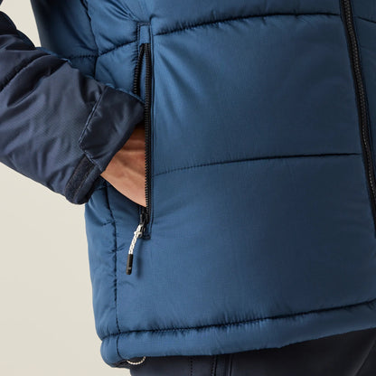 Veste Matelassée avec Fermeture Zippée et Ourlet Ajustable pour Homme | Idéale pour l’Hiver