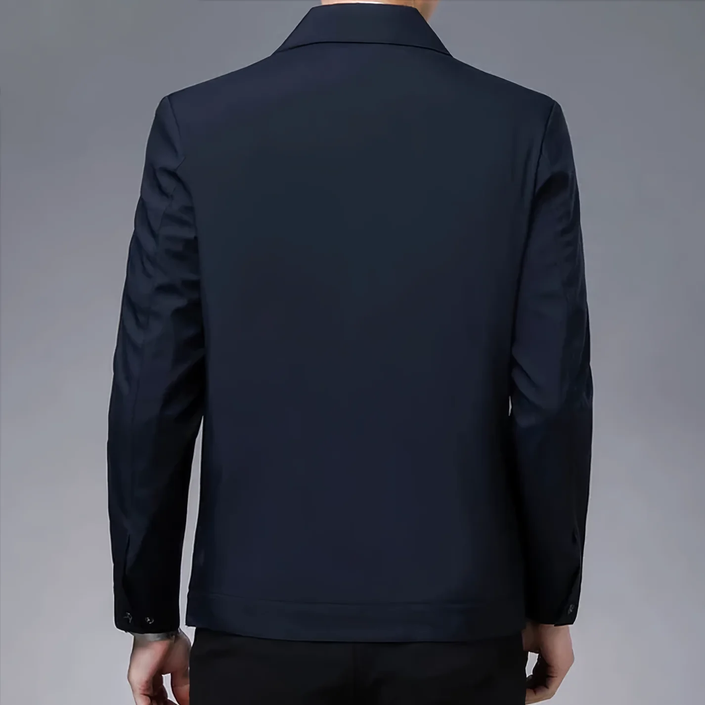 Veste à Fermeture Zippée pour Hommes avec Coupe Ajustée | Idéal pour Tenues Quotidiennes