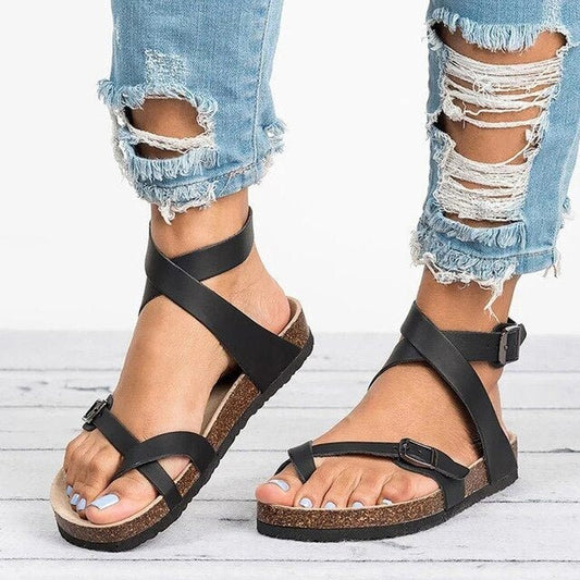 Sandales Ouvertes Avec Brides Ajustables Pour Femmes | Idéal Pour L’été
