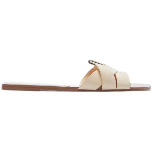 Sandales Plates avec Brides Croisées pour Femme | Idéales pour un Usage Quotidien en Été