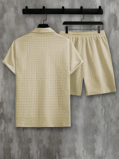 Ensemble Estival avec Chemise et Short Coordonnés pour Homme | Idéal pour les Journées d’Été