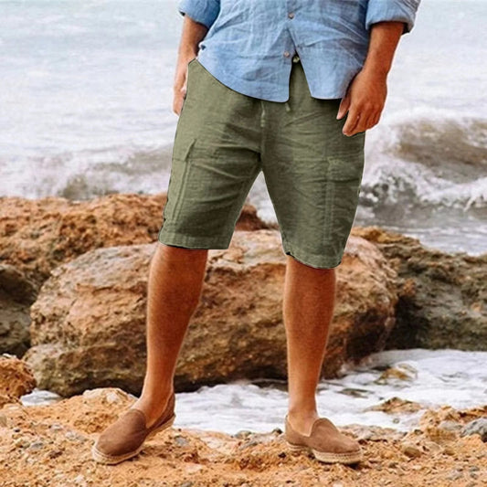 Short Blanc avec Coupe Ample pour Homme | Idéal pour l'Été