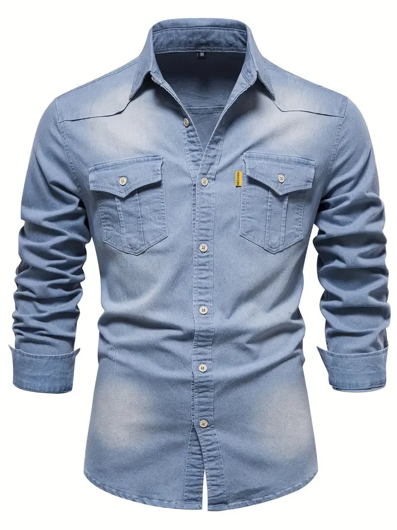 Chemise Slim-Fit avec Tissu Extensible pour Homme | Idéale pour un Usage Décontracté ou Quotidien