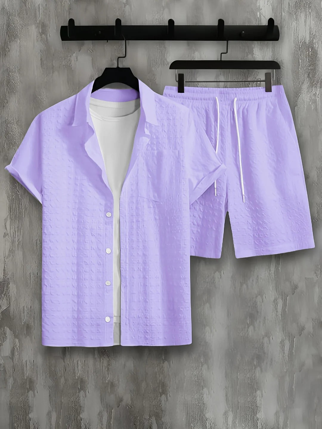 Ensemble Estival avec Chemise et Short Coordonnés pour Homme | Idéal pour les Journées d’Été