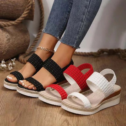 Sandales À Plateforme Avec Brides Ajustables Pour Femmes | Idéal Pour L'Été