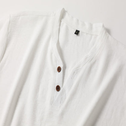 T-shirt à Manches Courtes avec Col en V pour Homme | Idéal pour le Quotidien