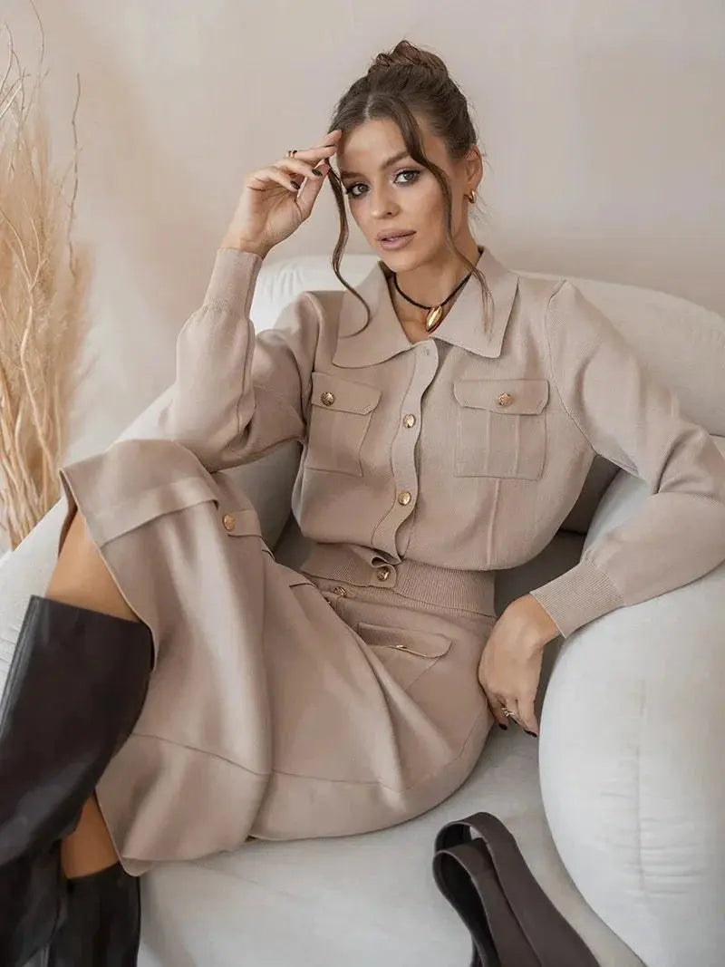 Ensemble Blazer Et Jupe Pour Femme | Idéal Pour Un Usage Professionnel Et Quotidien
