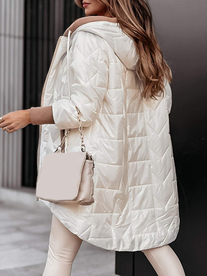 Manteau Long À Capuche pour Femme | Idéal pour Les Sorties En Extérieur