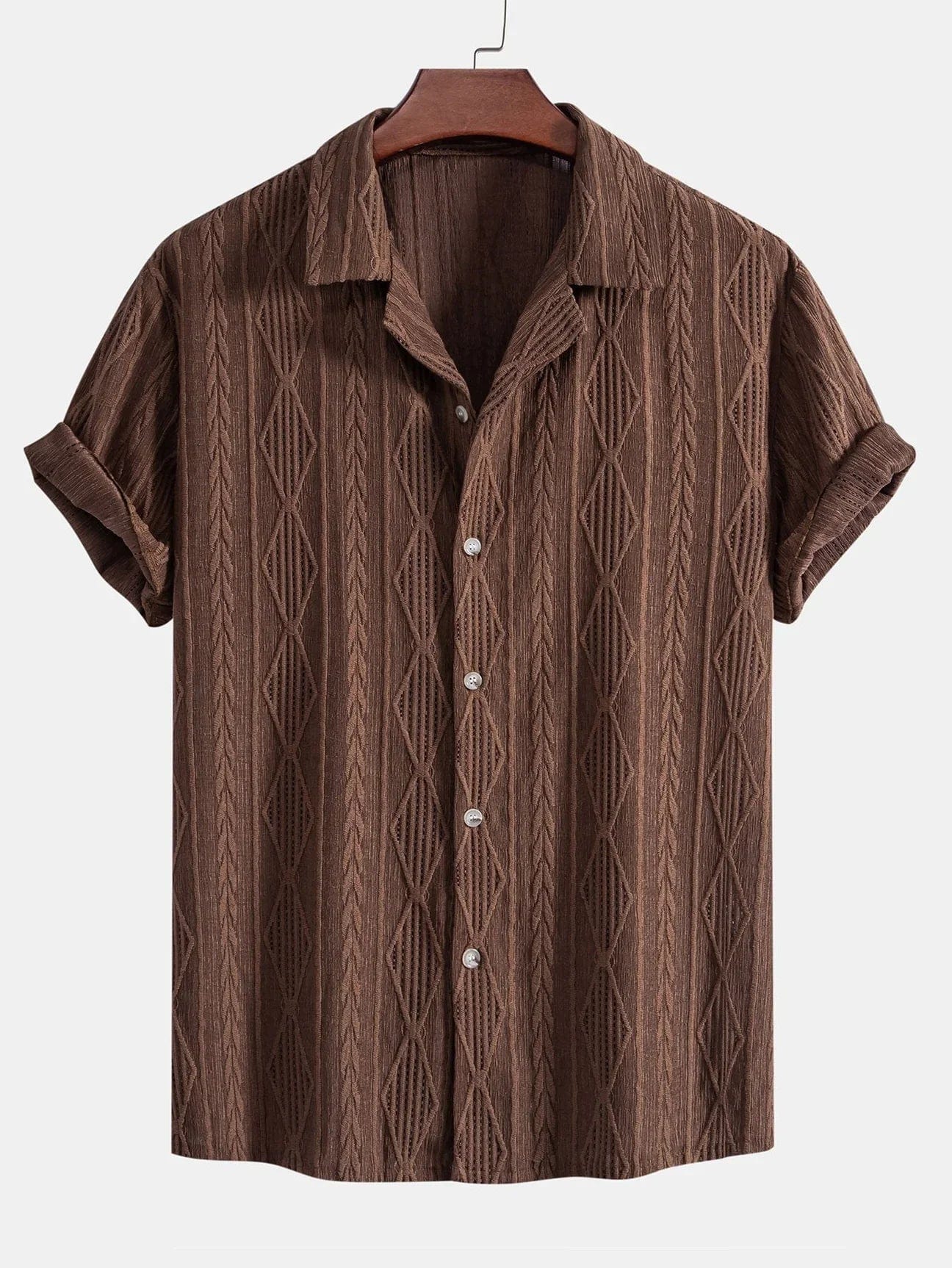 Ensemble Avec Chemise Manches Courtes Et Pantalon Long Pour Hommes | Idéal Pour La Saison Chaude