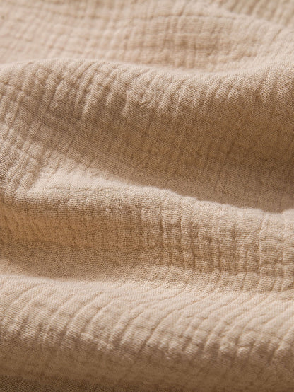 Chemise À Boutons Avec Texture Froissée Pour Homme | Idéale Pour Les Occasions Décontractées Ou Professionnelles