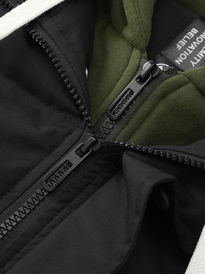 Veste Matelassée avec Capuche et Poches pour Homme | Idéale pour l’Hiver