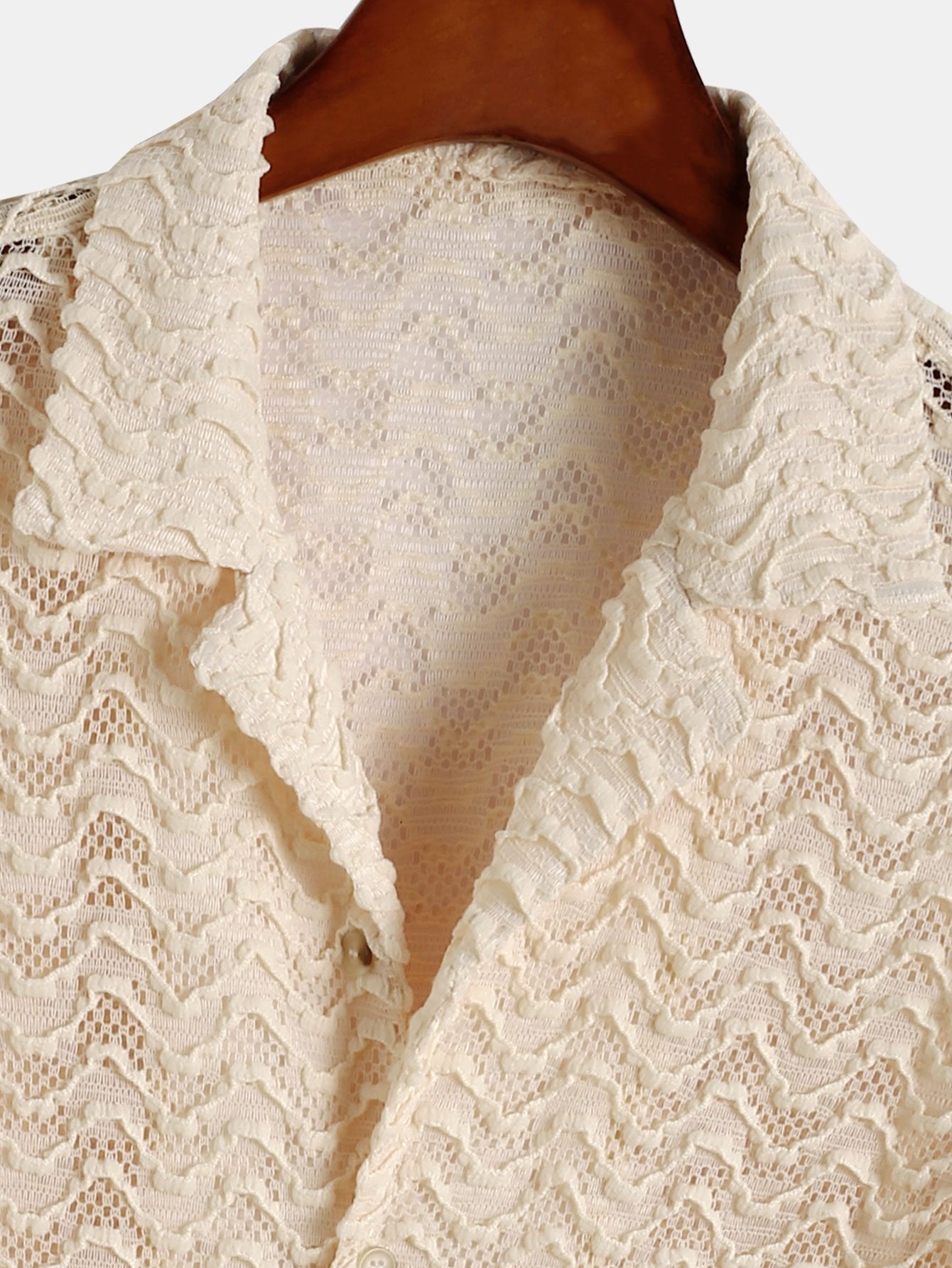 Chemise Cubaine À Manches Courtes Avec Finition Texturée Pour Hommes | Idéale Pour Une Tenue Décontractée Ou Pour Les Vacances