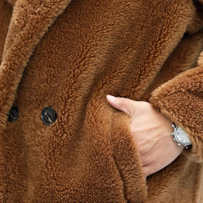Manteau Long d’Hiver avec Revers et Coupe Droite pour Hommes | Idéal pour la Saison Froide
