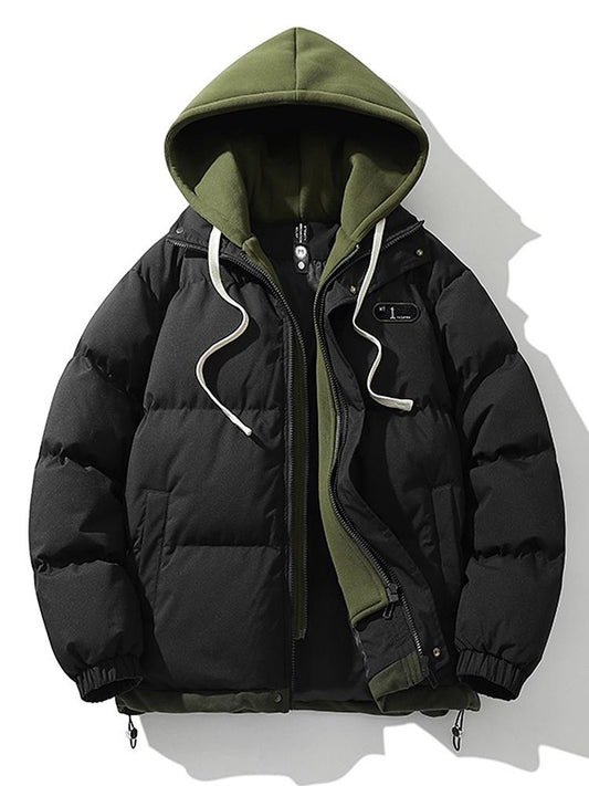 Veste Matelassée avec Capuche et Poches pour Homme | Idéale pour l’Hiver