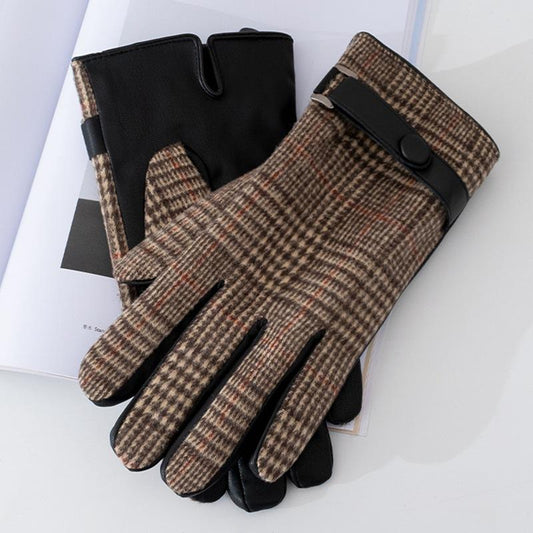 Gants À Motifs avec Fonction Écran Tactile pour Homme | Idéal pour L’Hiver