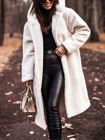 Manteau Long avec Capuche et Coupe Oversize pour Femme | Idéal pour l’Hiver