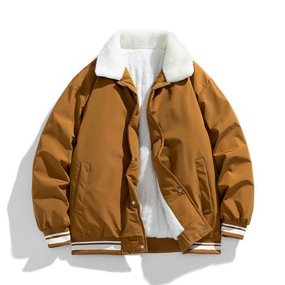 Veste avec Col à Revers et Coupe Ample pour Homme | Idéale pour l'Hiver