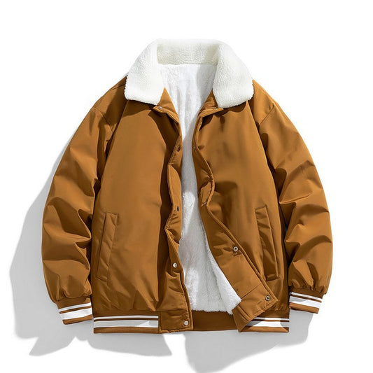 Veste avec Col à Revers et Coupe Ample pour Homme | Idéale pour l'Hiver
