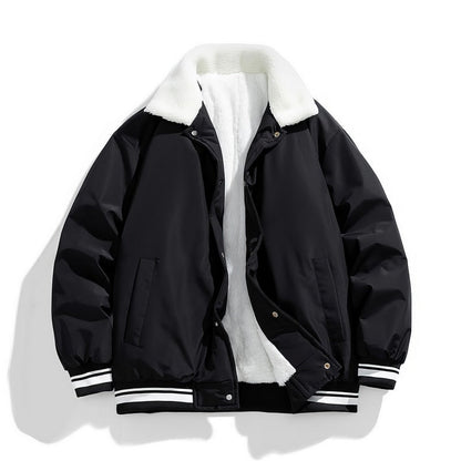 Veste avec Col à Revers et Coupe Ample pour Homme | Idéale pour l'Hiver