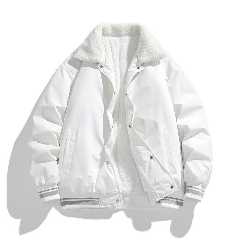 Veste avec Col à Revers et Coupe Ample pour Homme | Idéale pour l'Hiver