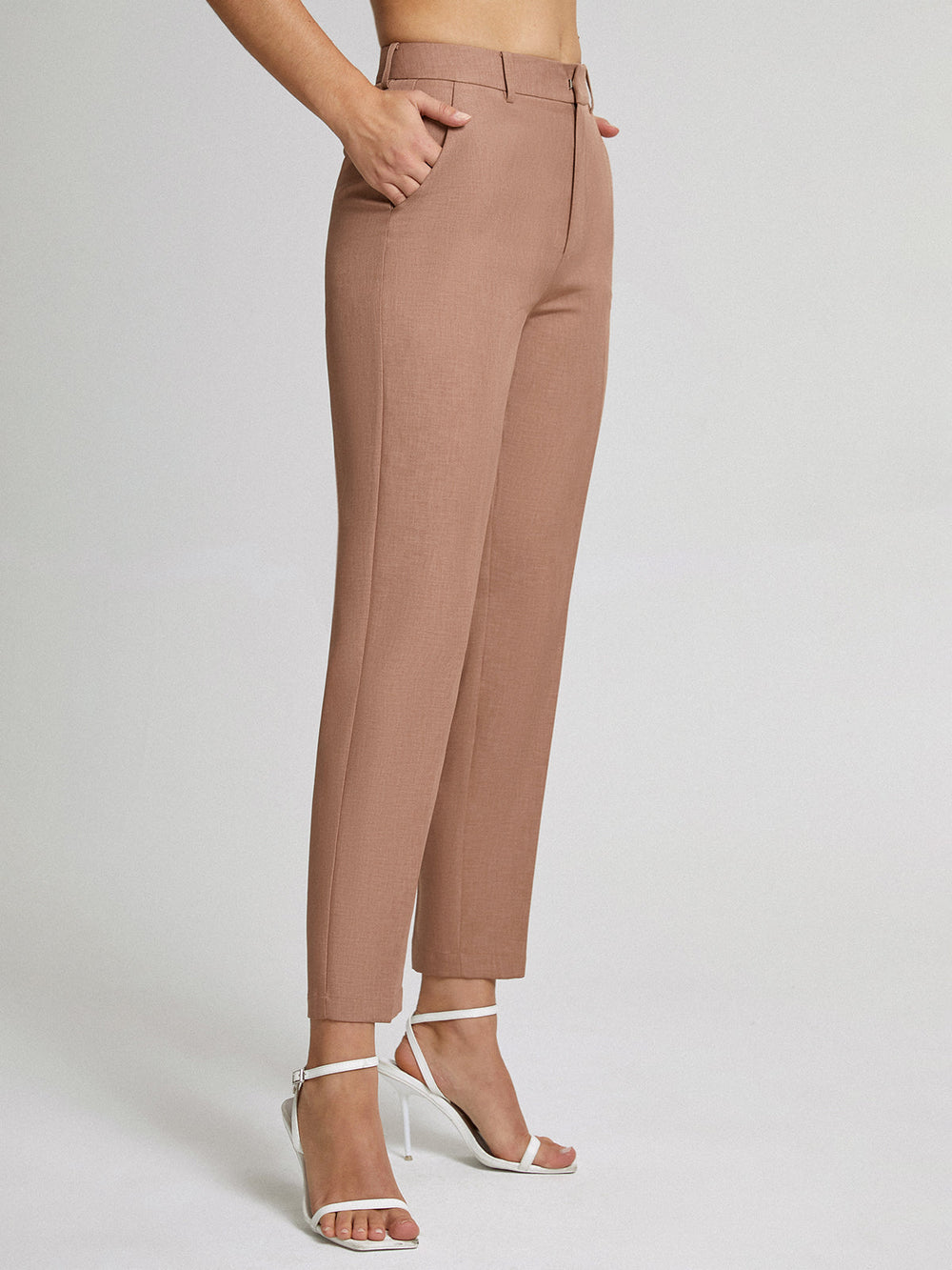 Pantalon Taille Haute Avec Coupe Droite Pour Femmes | Idéal Pour Occasions Et Usage Quotidien