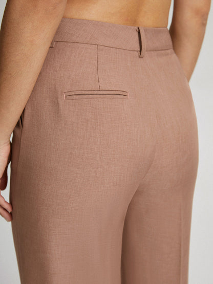 Pantalon Taille Haute Avec Coupe Droite Pour Femmes | Idéal Pour Occasions Et Usage Quotidien