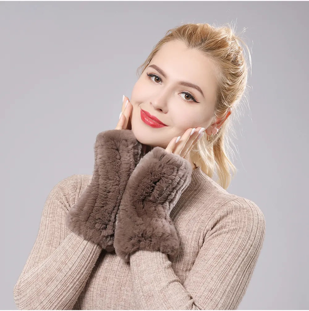 Gants Sans Doigts Hiver pour Femmes | Idéaux pour Le Quotidien Et Les Activités Extérieures