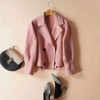 Manteau Court Uni pour Femme | Idéal pour le Printemps et l’Automne