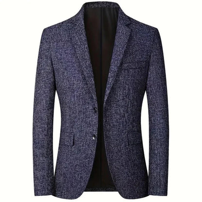 Blazer Pour Homme Avec Coupe Ajustée Et Fermeture Boutonnée Pour Adulte | Idéal Pour Usage Professionnel Et Formel