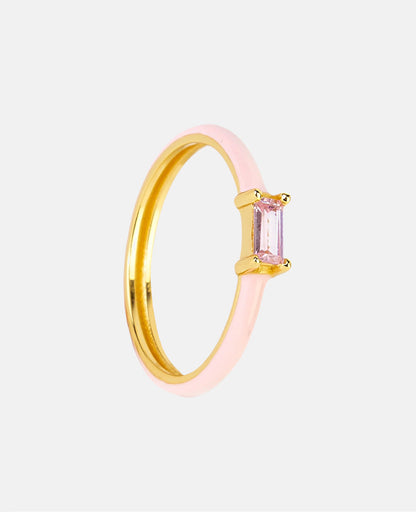 Bague Fine avec Détail Coloré pour Adulte | Idéale pour un Usage Quotidien